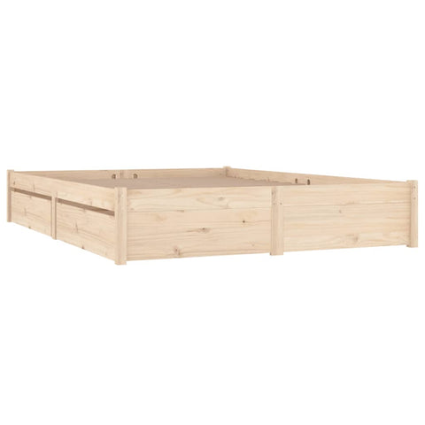 Double Bed Frames Bed Frame With Drawers 137X187 Cm Double Size