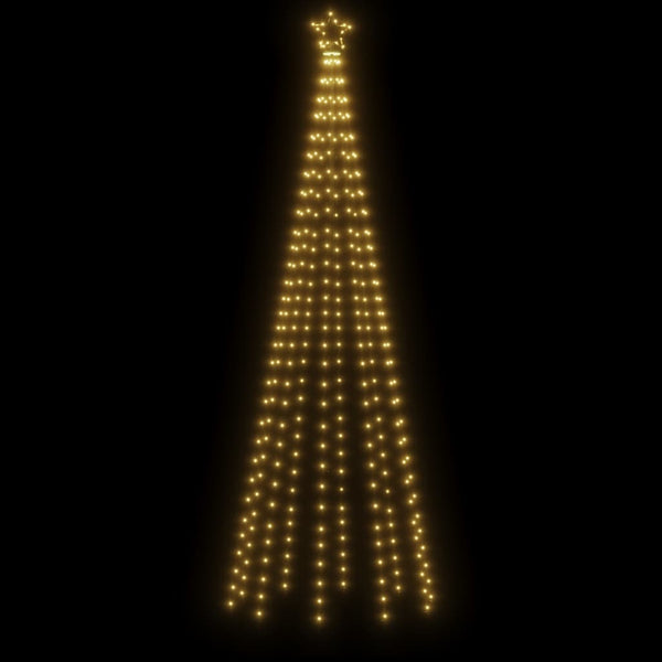 Seasonal Decorations Christmas Cone Tree Warm White 310 Leds 100X300 Cm