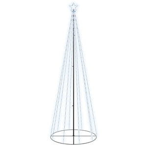 Seasonal Decorations Christmas Cone Tree Cold White 310 Leds 100X300 Cm