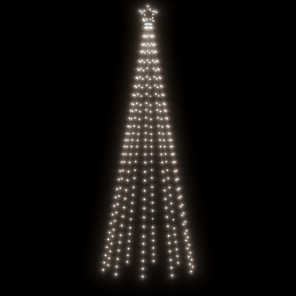 Seasonal Decorations Christmas Cone Tree Cold White 310 Leds 100X300 Cm