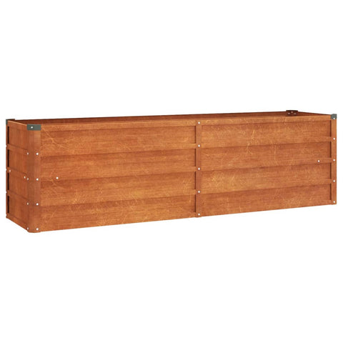 Raised Garden Beds Garden Raised Bed Rusty 160X40x45 Cm Corten Steel