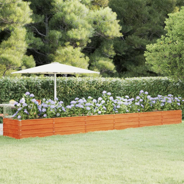 Raised Garden Beds Garden Raised Bed Rusty 600X80x45 Cm Corten Steel