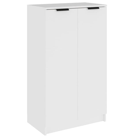 Shoe Cabinets Shoe Cabinet White 59X35x100 Cm Engineered Wood