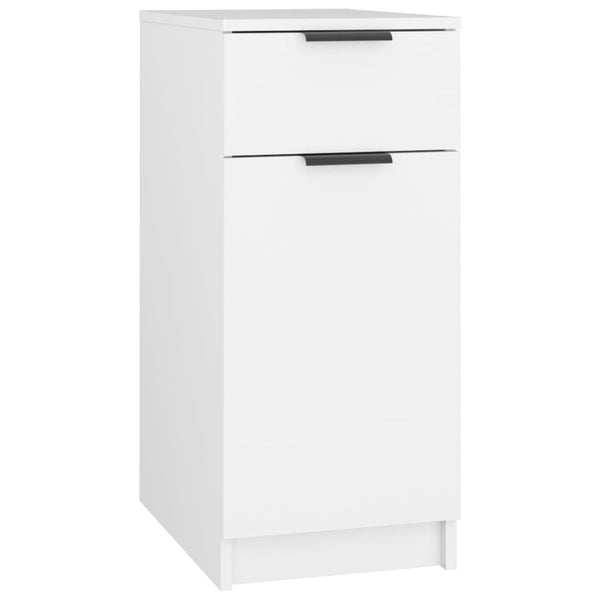 Filing Cabinets Desk Cabinet White 33.5X50x75 Cm Engineered Wood