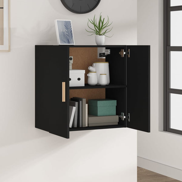 Cabinets & Cupboards Wall Cabinet Black 60X30x60 Cm Engineered Wood