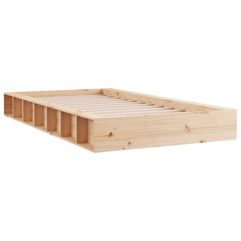 Single Bed Frames Bed Frame 92X187 Cm Single Size Solid Wood