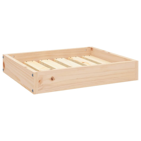 Pet Beds Dog Bed 51.5X44x9 Cm Solid Wood Pine