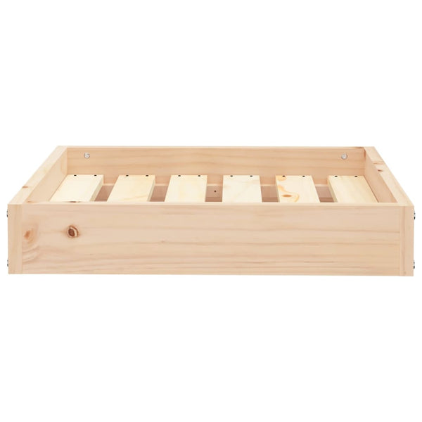 Pet Beds Dog Bed 51.5X44x9 Cm Solid Wood Pine