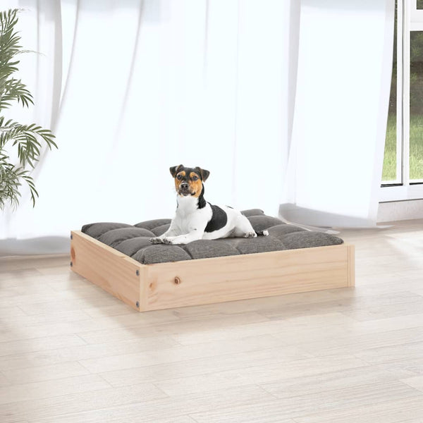 Pet Beds Dog Bed 51.5X44x9 Cm Solid Wood Pine