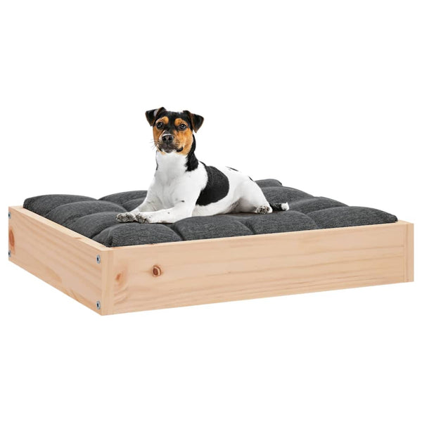 Pet Beds Dog Bed 51.5X44x9 Cm Solid Wood Pine