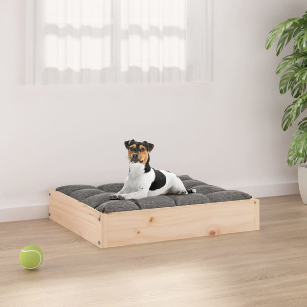 Pet Beds Dog Bed 51.5X44x9 Cm Solid Wood Pine