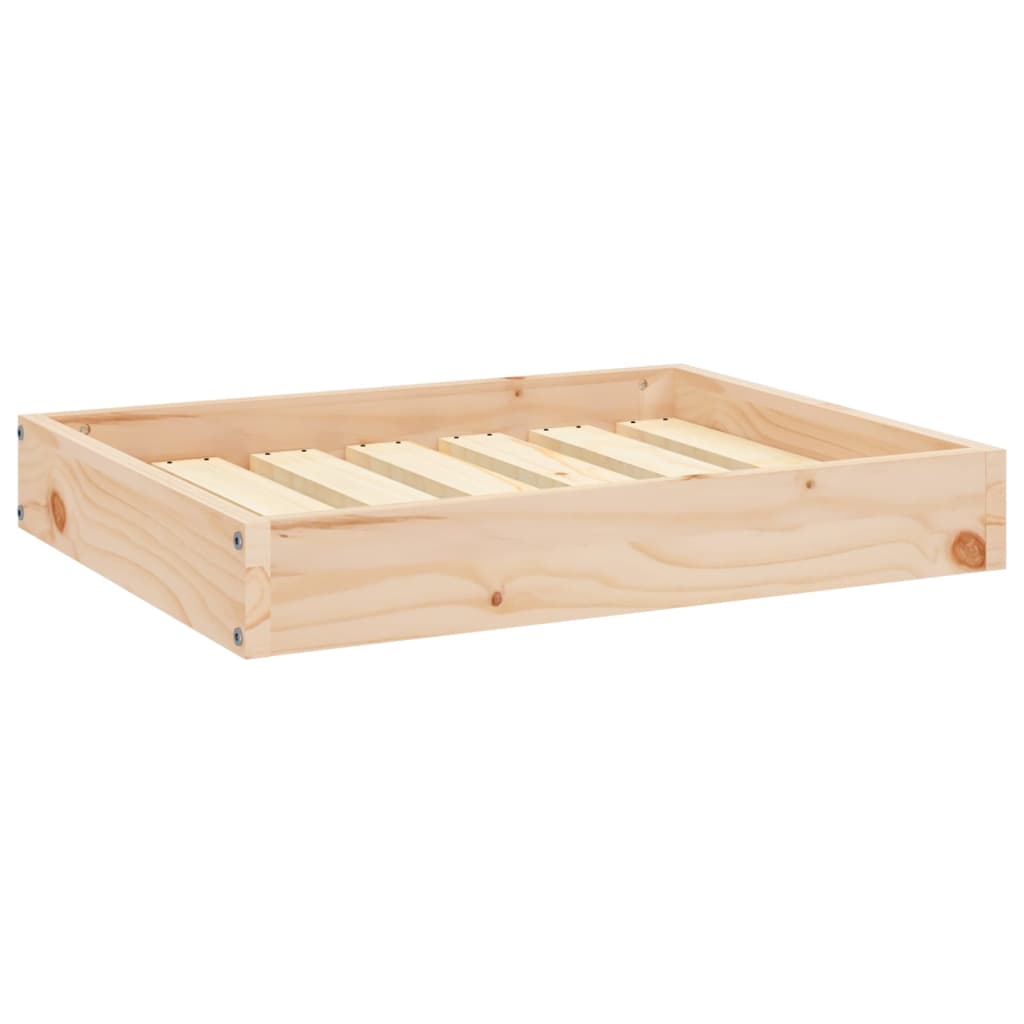 Pet Beds Dog Bed 61.5X49x9 Cm Solid Wood Pine