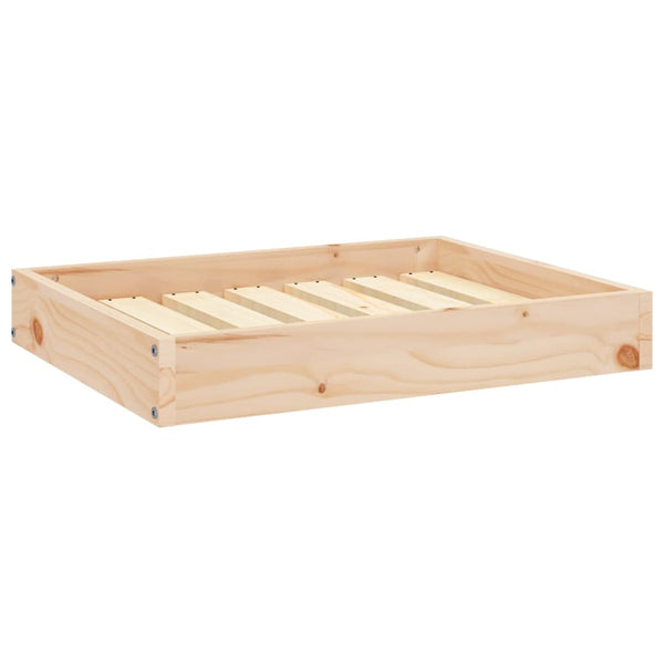 Pet Beds Dog Bed 61.5X49x9 Cm Solid Wood Pine