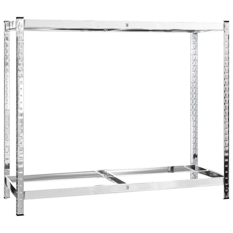 Tool Shelving & Racking Systems 2 Layer Tire Rack Silver 110X40x110 Cm Steel