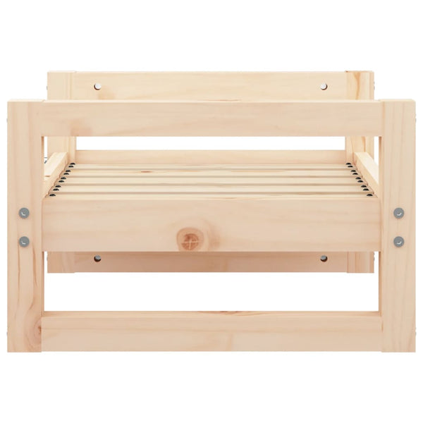 Pet Beds Dog Bed 55.5X45.5X28 Cm Solid Pine Wood