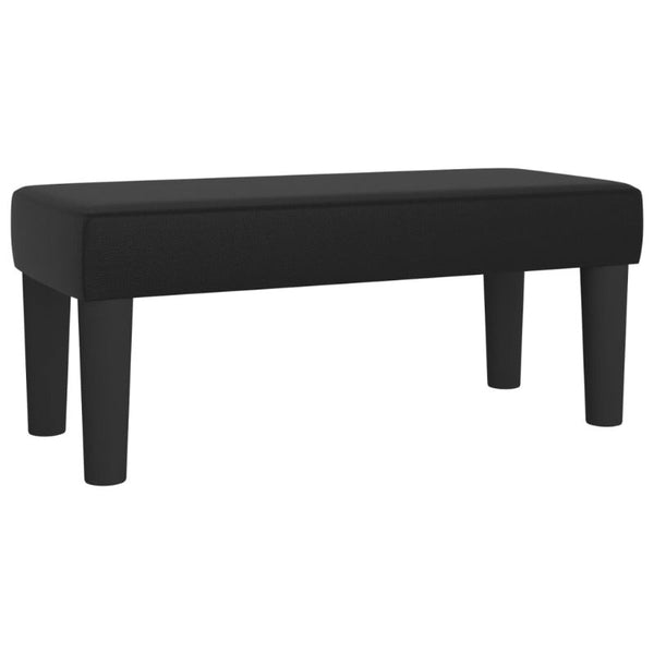 Benches Bench Black 70X30x30 Cm Faux Leather