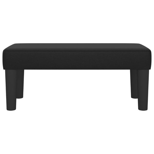 Benches Bench Black 70X30x30 Cm Faux Leather