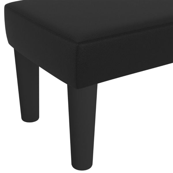 Benches Bench Black 70X30x30 Cm Faux Leather