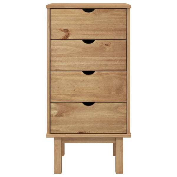 Cabinets & Cupboards Drawer Cabinet Otta 45X39x90cm Solid Wood Pine