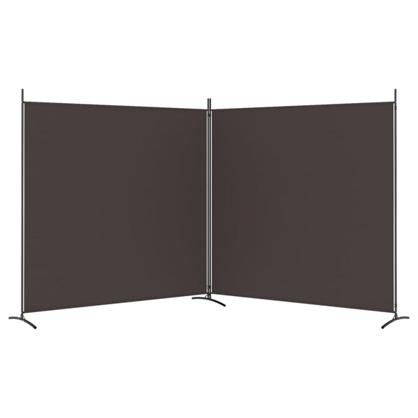 2-Panel Room Divider 348X180 Cm Fabric