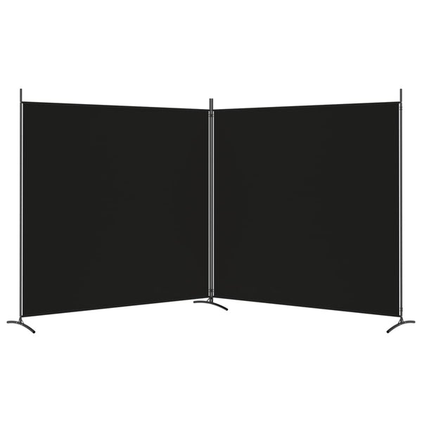 2-Panel Room Divider 348X180 Cm Fabric