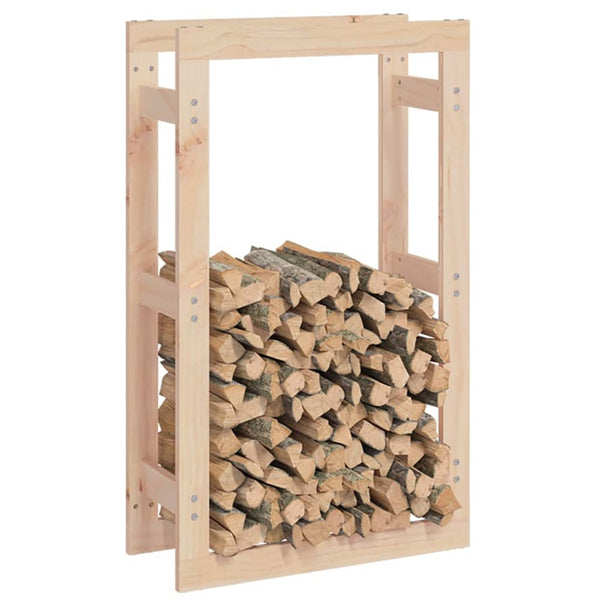 Fireplace & Stove Accessories Firewood Rack 60X25x100 Cm Solid Wood Pine