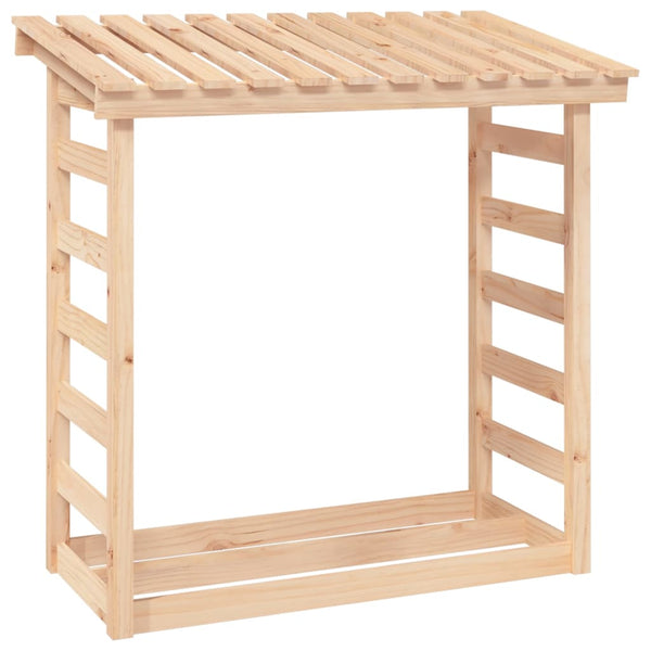 Fireplace & Stove Accessories Firewood Rack 108X64.5X110 Cm Solid Wood Pine