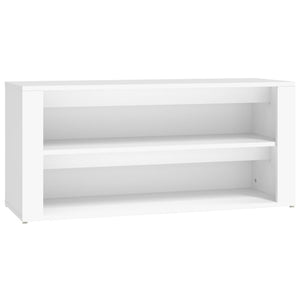 Shoe Racks Shoe Rack White 100X35x45 Cm Engineered Wood