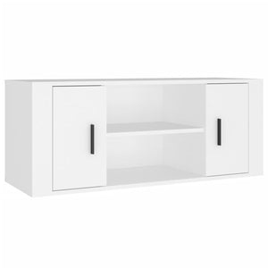 TV Stands & Entertainment Units Tv Cabinet White 100X35x40 Cm Engineered Wood