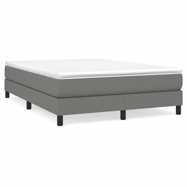 Queen Bed Frames Bed Frame Dark Grey 153X203 Cm Queen Size Fabric