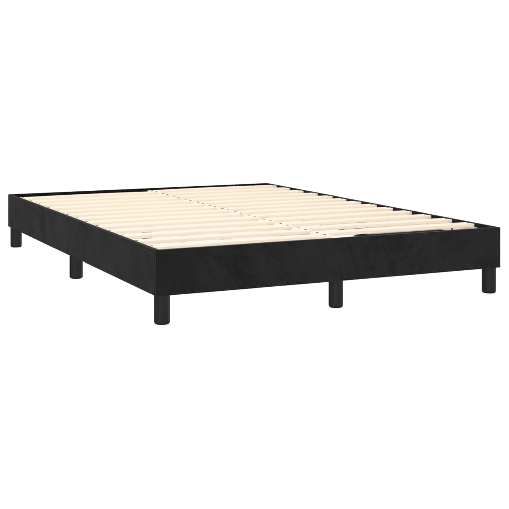 Queen Bed Frames Bed Frame Black 153X203 Cm Queen Size Velvet