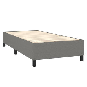 King Single Bed Frames Box Spring Bed Frame Dark Grey 107X203 Cm King Single Fabric