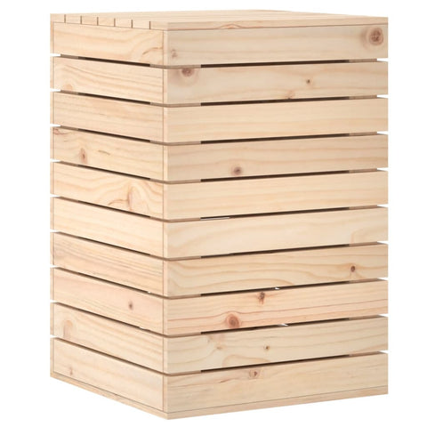 Laundry Baskets & Hampers Laundry Basket 44X44x66 Cm Solid Wood Pine