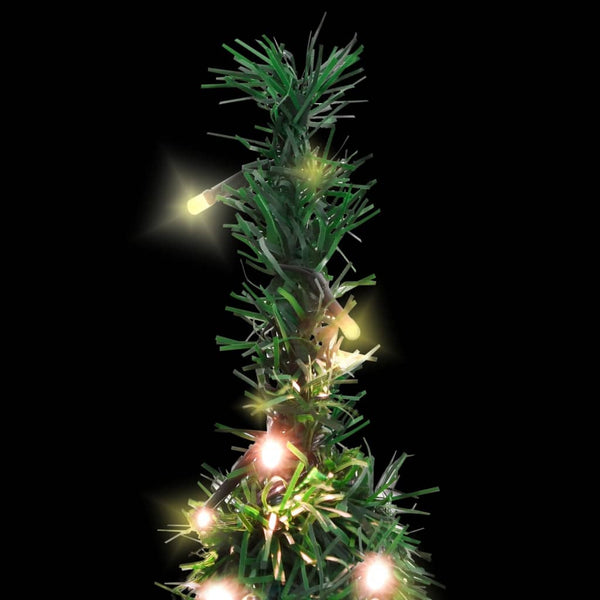 Seasonal Decorations Artificial Christmas Tree Pop Up 50 Leds Green 120 Cm