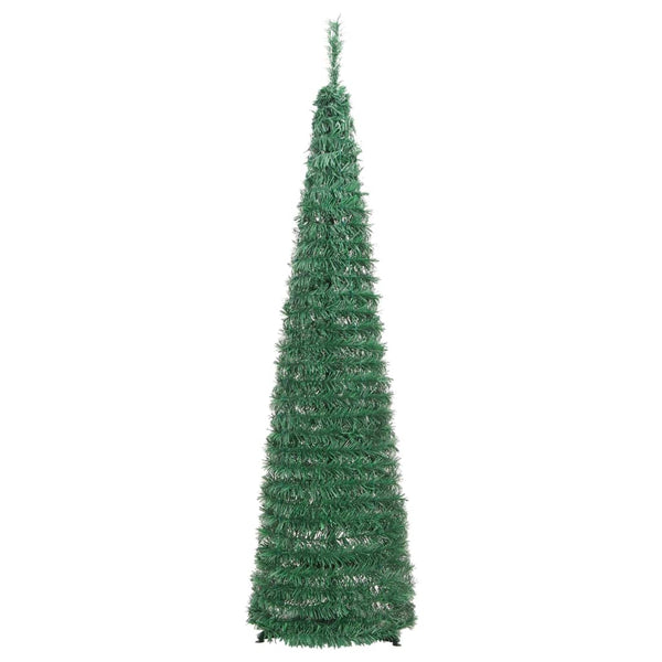 Seasonal Decorations Artificial Christmas Tree Pop Up 50 Leds Green 120 Cm