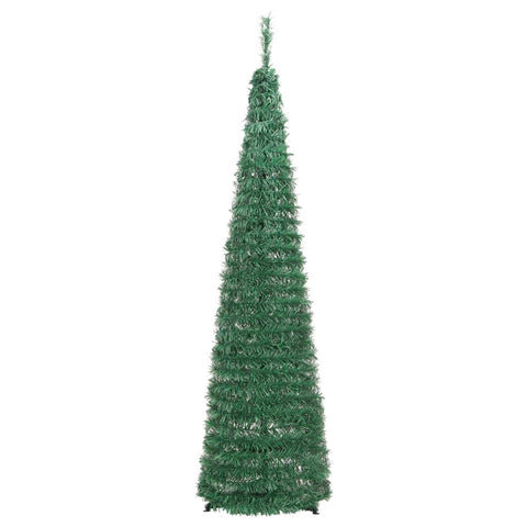 Seasonal Decorations Artificial Christmas Tree Pop Up 50 Leds Green 120 Cm