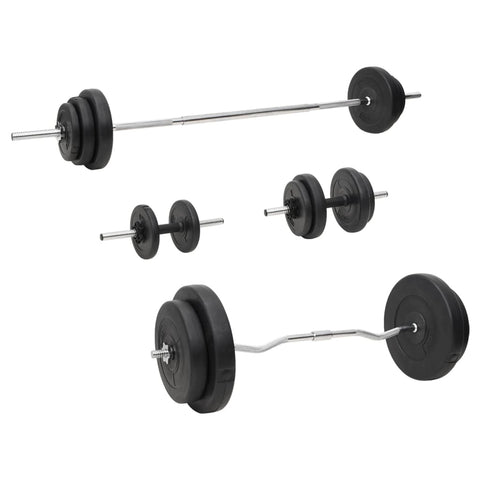 Barbells & Attachments Barbell And Dumbbell With Plates Set 90 Kg