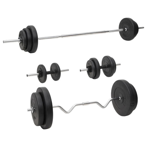 Barbells & Attachments Barbell And Dumbbell With Plates Set 90 Kg