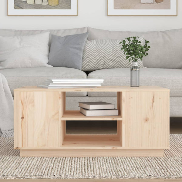 Coffee Tables Coffee Table 90X49x40.5 Cm Solid Wood Pine