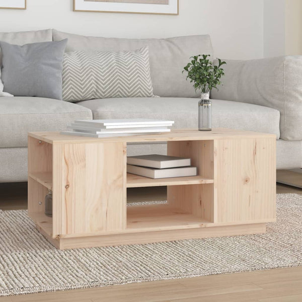 Coffee Tables Coffee Table 90X49x40.5 Cm Solid Wood Pine