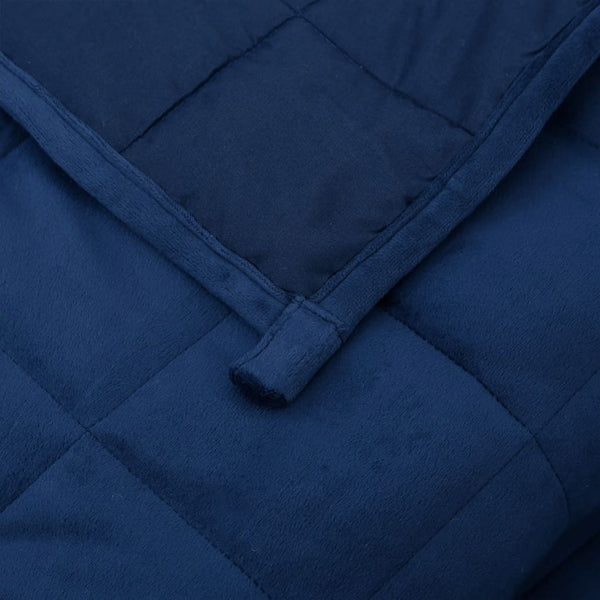 Weighted Blankets Weighted Blanket Blue Fabric