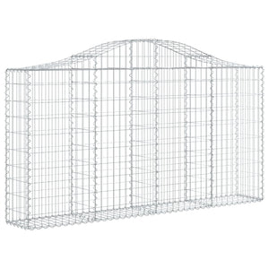 Arched Gabion Basket 200X30x100/120 Cm Galvanised Iron