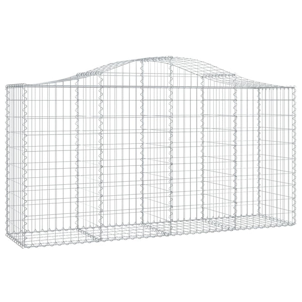 Arched Gabion Basket 200X50x100/120 Cm Galvanised Iron