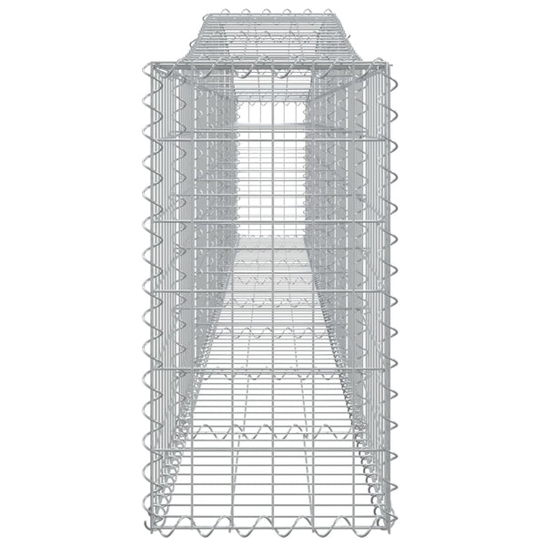 Gabion Baskets Arched Gabion Basket 400X30x60/80 Cm Galvanised Iron