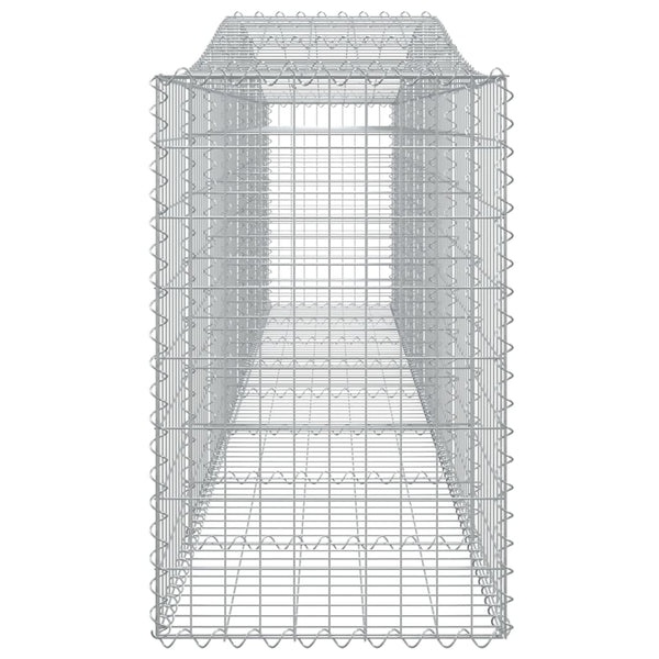 Gabion Baskets Arched Gabion Basket 400X50x80/100 Cm Galvanised Iron