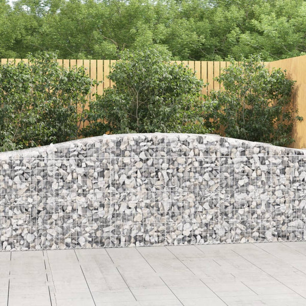 Gabion Baskets Arched Gabion Basket 400X50x80/100 Cm Galvanised Iron