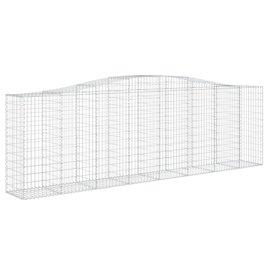 Arched Gabion Basket 400X50x120/140 Cm Galvanised Iron