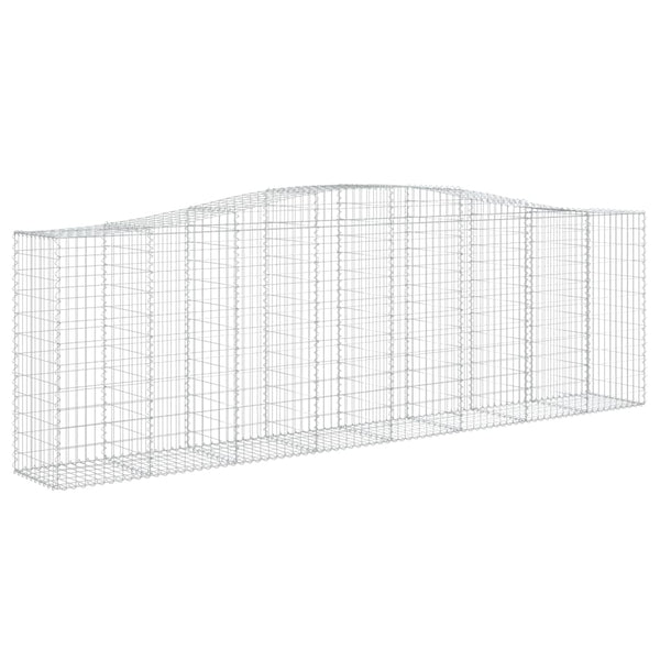 Gabion Baskets Arched Gabion Basket 400X50x120/140 Cm Galvanised Iron