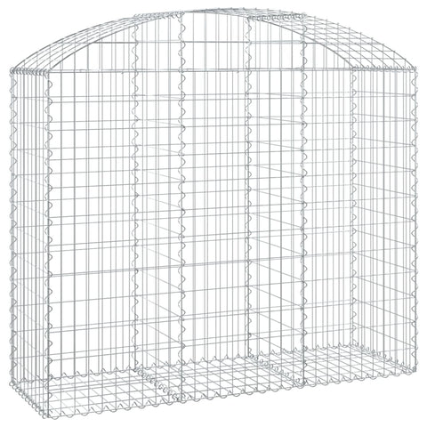 Gabion Baskets Arched Gabion Basket 150X50x120/140 Cm Galvanised Iron