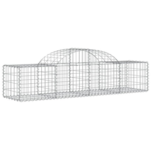 Gabion Baskets Arched Gabion Basket 200X50x40/60 Cm Galvanised Iron